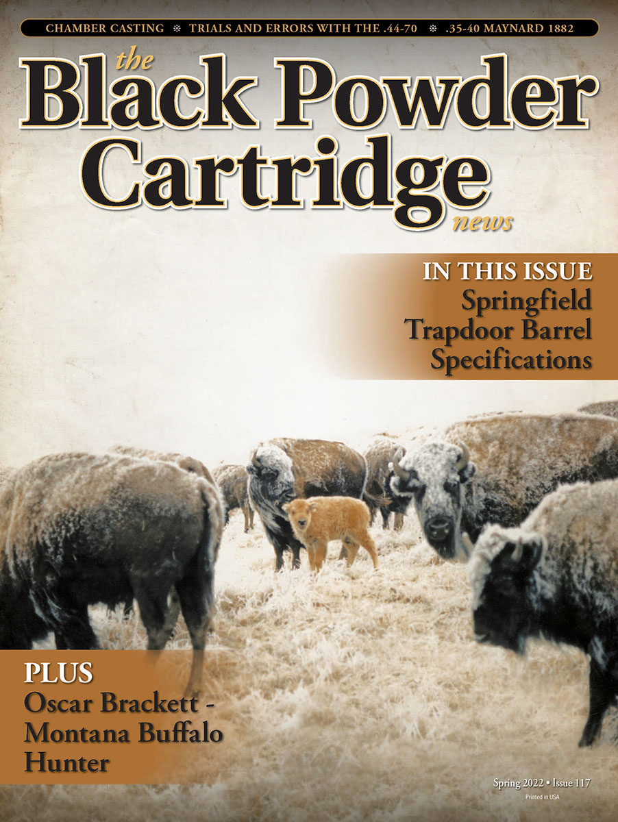 The Black Powder Cartridge News Spring 2022